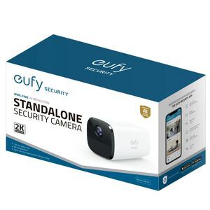 eufy Security Solo Cam 2K Wireless Outdoor Security Camera, IP65, AI Detection